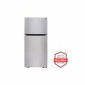 Almo Energy Star Certified 20 cu. ft. Top Freezer Refrigerator in Stainless Steel with Reversible Door LTCS20020S